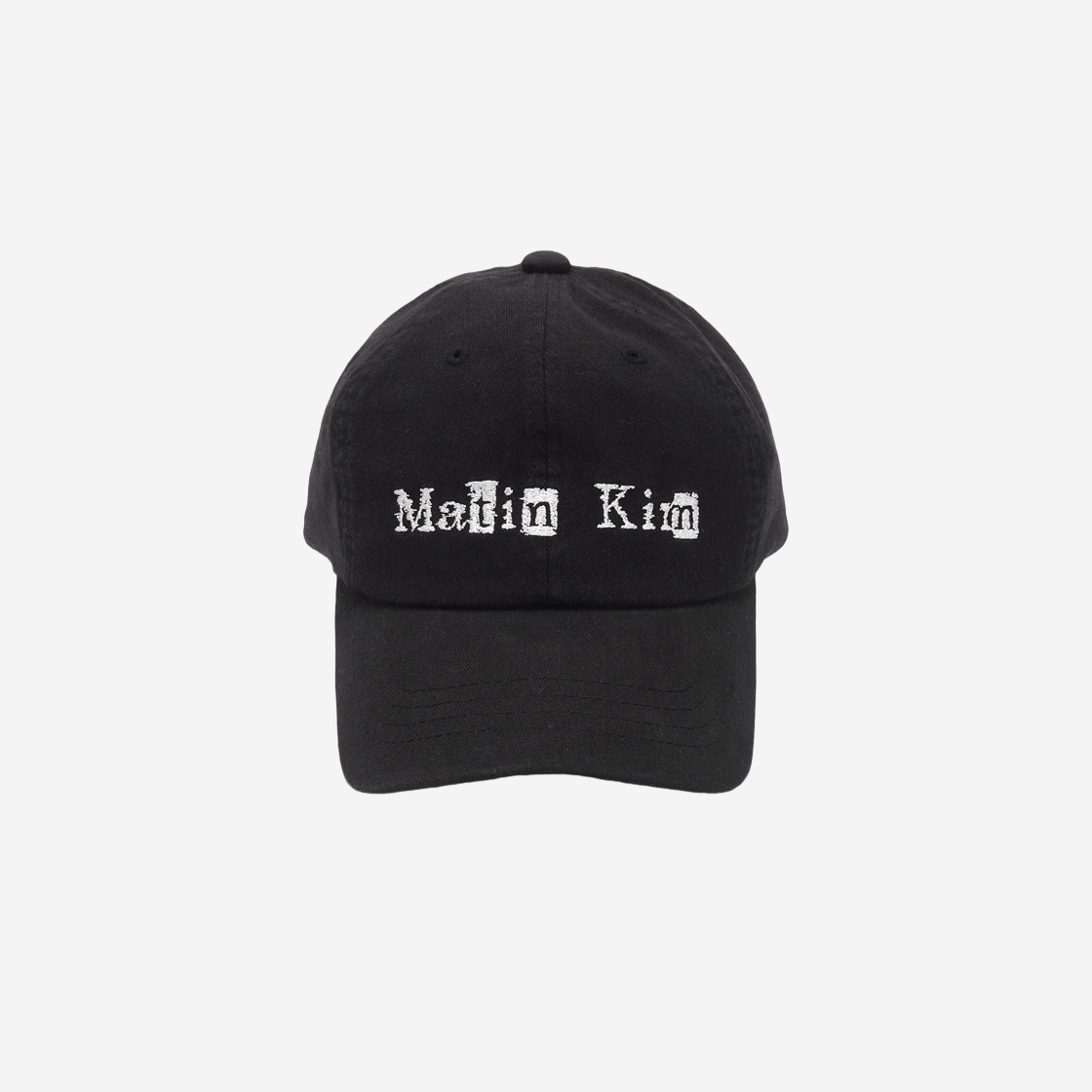 帽子 matin Kim LOGO SCRAP BALL CAP MUSINSA公式 | MATIN KIM MATIN CLASSIC LOGO BALL CAP IN BLACK