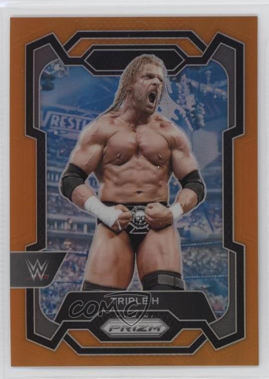 2024 Panini Prizm WWE Orange Prizm 87/99 Triple H #135 0yx7