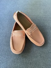 Rothys The Daily Driver Loafers Womens 8 Pink Knit Slip On Shoes Classic