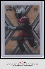 2021 Wild Card Matte #MXP-50 Ernest Jones X-Plode Orange/Silver #/125