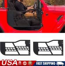 Off Road Tubular Half Doors For Wrangler Jk 2007-2018 Set Of 2 Tube Half D