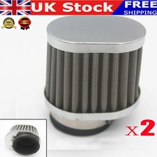 2X 50mm Air Filter Pod Cone Cleaner Universal Motorcycle for Honda Yamaha Suzuki