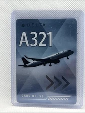 Delta Airlines Pilot Trading Cards - 2022 - Card #58 - A321