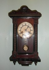 An Architectural 1890-1900 Junghans Wall Clock For Renovation - Striking Issue