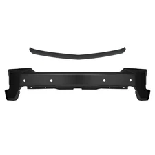 Front Bumper Bar For 2019-2022 Chevy Silverado 1500 w/ Sensor Hole w/ Molding