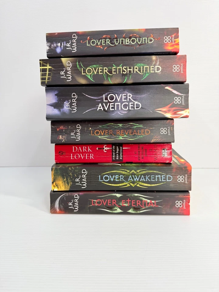 Juego de 7 libros J.R. Ward Black Dagger Brotherhood romance serie vampiro paranormal Foto 3 de 4