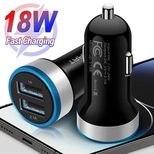 18W Dual Port Car Charger Adapter Plug For iPhone 16 Pro Max Google Pixel 9 8 7