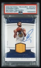 2022 National Treasures Steph Curry Material Treasures Game Worn /99 Auto