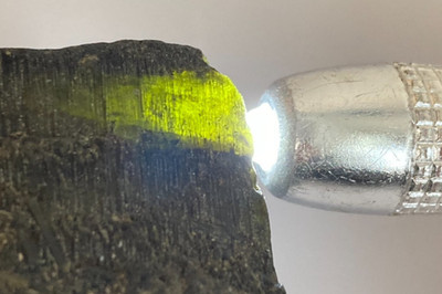 Natural Translucent Green Tourmaline Crystal 11.8oz Raw Gemmy Lapidary #820
