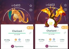 Pokemon Gigantamax Go - Charizard  Registered Trade