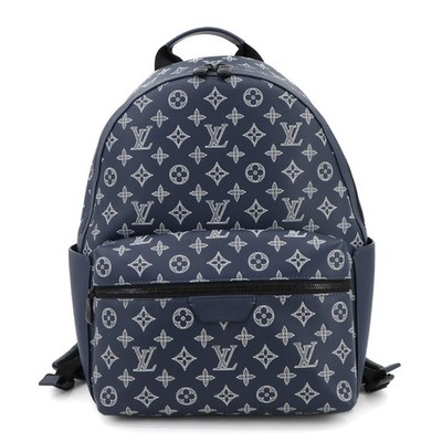 LOUIS VUITTON Monogram Shadow Discovery Backpack PM Navy Blue M24760 90300639
