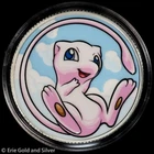2024 Pokemon Mew Enameled 1 oz Fine Silver Art Round