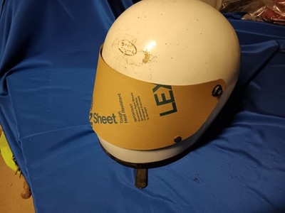 SELTENER ERSATZ VISIER SCHILD HELM 70er BELL STAR l Vintage CLEAR VISIERA