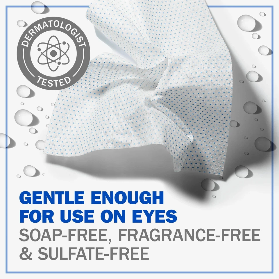 Paños secos activados con agua limpia 5 en 1 faciales diarios OLAY 33 quilates sin fragancia Foto 3 de 3