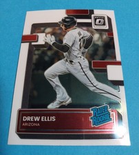 2022 Panini Donruss Optic Drew Ellis Rated Rookie RC #81 Arizona Diamondbacks 