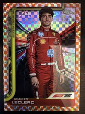 2025 Topps Chrome #3 - Charles Leclerc Portrait Orange x-fractor /25