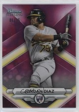 2023 Bowman Sterling Rookies Magenta Refractor 1/75 Jordan Diaz #BSR-10 pe8