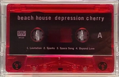 Beach House ‎- Depression Cherry RED Cassette Tape - Sub-Pop - SEALED NEW