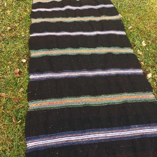 Vintage Traditional Bulgarian Wool 2-faced Rug Hand-Knotted - Picture 4 of 7