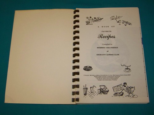 Endicott Lioness Club Cookbook Endicott NY 1984 New York - Picture 2 of 5