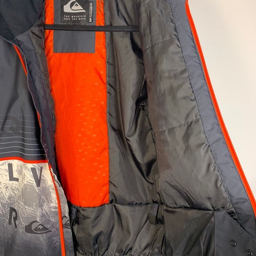 Quiksilver The Mountain And The Wave Jacket Boy's Size 16 XXL Orange Dry Flight - Picture 13 of 17