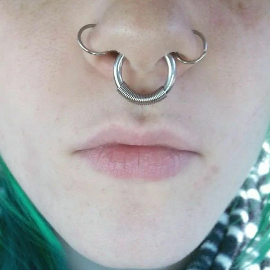 Sterilized U Shape SMALLEST 14g Only 6mm dia Tiny 3mm Balls Septum  Horseshoe.