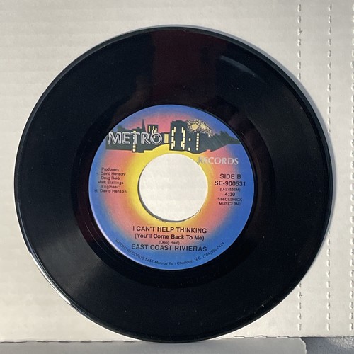 East Coast Rivieras I Can't Help Thinking, Goodbye To Love 45 RPM, Soul Metro - Picture 4 of 4