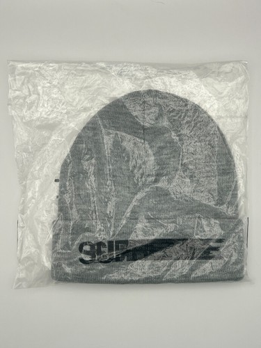Supreme Motion Logo Beanie Heather Gray SS20 One Size - Brand New
