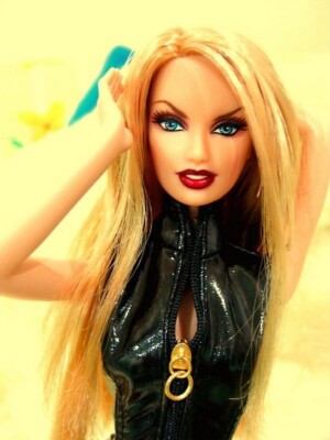Black Canary Barbie-MINT!