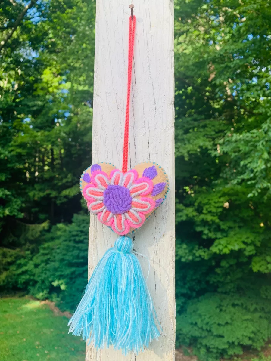 Pom pom clearance tassel bag charm