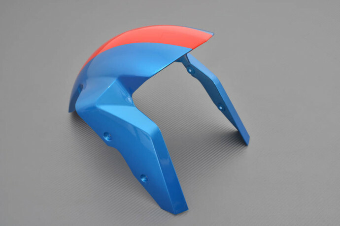 Garde-boue avant bleu rouge pour remplacer un carénage cassé de BMW S1000XR