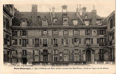 Old postcard Paris 7th-L'Abbaye aux Bois-Ancien convent des Dix Vertus (328168)