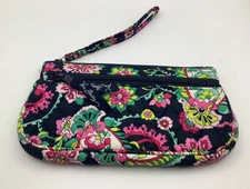 Vera Bradley Petal Paisley Clutch Wallet Wristlet Pre-Owned