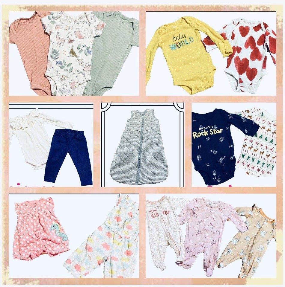 Ropa De Bebe Recien Nacido 0-12 Meses Trajes Bebes Monos Monitos Varon Niña