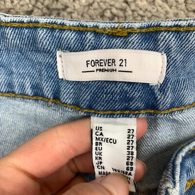 have a good time × Forever21 FOREVER 21 Premium Denim Bootcut Jeans Women's 27 Blue Button Fly