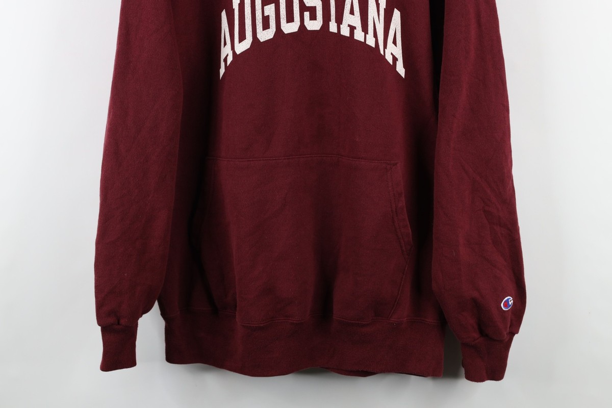【90s】Champion AUGUSTANA スウェット X-LARGE Vtg 90s Champion Mens XL Faded Spell Out Augustana College