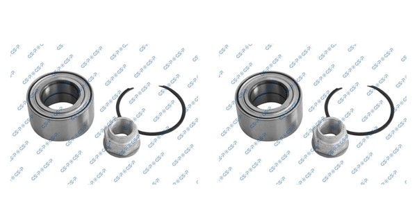 GSP 2X Radnabe Radlagersatz Vorne FüR Fiat Panda Seicento 600 169 187 170 170-image