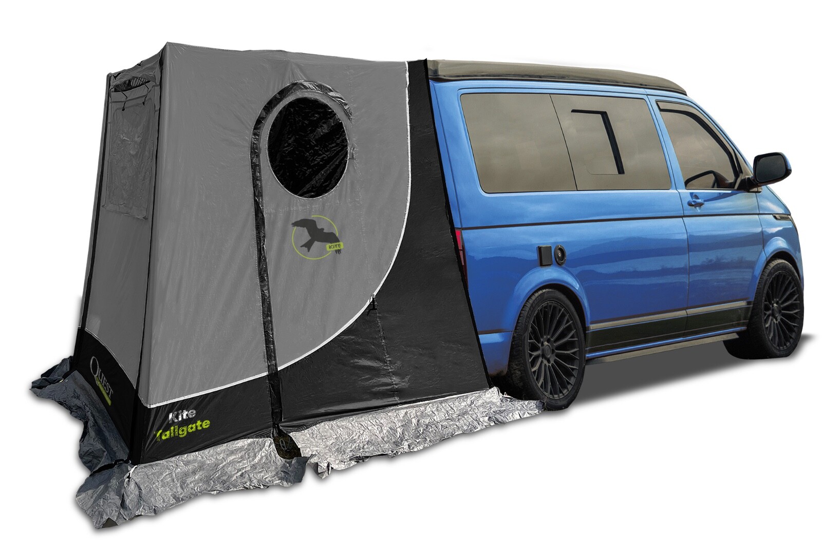 Quest Kite Tailgate Awning VW T5/T6/T6.1 Lightweight For Campervans