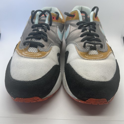 Nike Mens Air Max 1 CZ8138-100 White Casual Shoes Sneakers Size 9 Graffiti 2020 - Picture 7 of 12