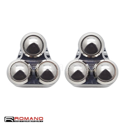 2PCS Momentary Triple Button Switches For Harley Cafe Racer 7/8" 22mm Handlebar - Picture 7 of 10