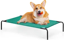 Raised Dog Bed Elevated Dog Cat Bed for Small Pets Indoor Outdoor Portable Dog C