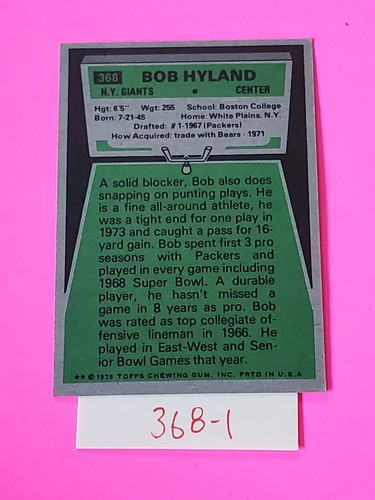 Tarjetas coleccionables de fútbol americano Topps NFL 1975 tú eliges envío gratuito 50 % de descuento en 2 o más - Imagen 150 de 212