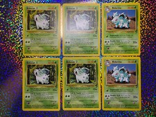 2000 Pokemon TCG Base Set 2 Regular Non-Holo: 53/130 Nidorina; 82/130 Nidoran