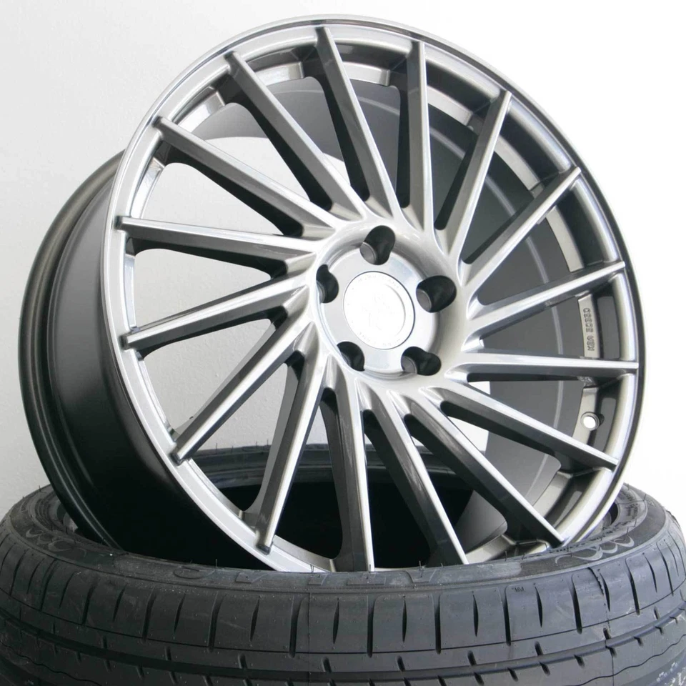 18" ABE Keskin KT17 Grau 225/40 Hankook V12 Reifen für MB E-Klasse Coupe 207 NEU - Bild 4 von 4