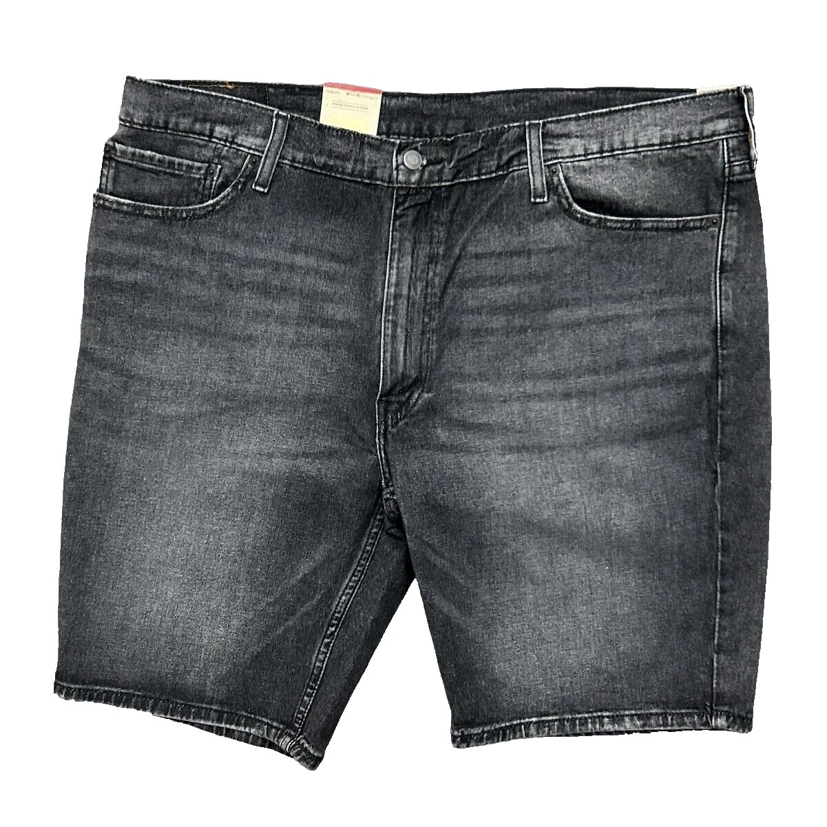 Pantalón corto negro de algodón Levi's para hombres