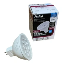 Halco ProLED 50W Replacement LED MR16 GU5.3 12V 5000K Dimmable FL40 500 Lumens