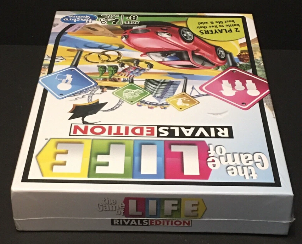 The Game of LIFE Rivals Edition Hasbro 2 Players Game Night Sealed 2020 - Image 4 of 4