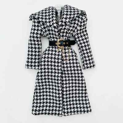 Integrity Toys Fashion Royalty Redefined Luxury Kyori Sato Houndstooth coat only
