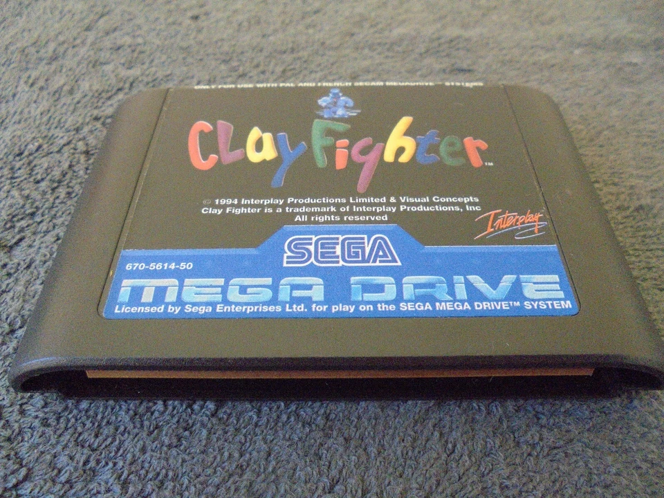 CLAYFIGHTER Sega Mega Drive Megadrive - PAL Very Good Cleaned & Tested - Image 3 of 3