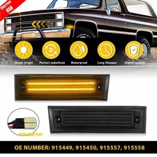LED Front Side Marker Lights For Chevy Blazer GMC Jimmy C/K 10 Truck Suburban US